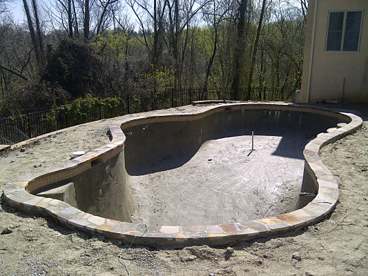Raysco - Pool Under Construction